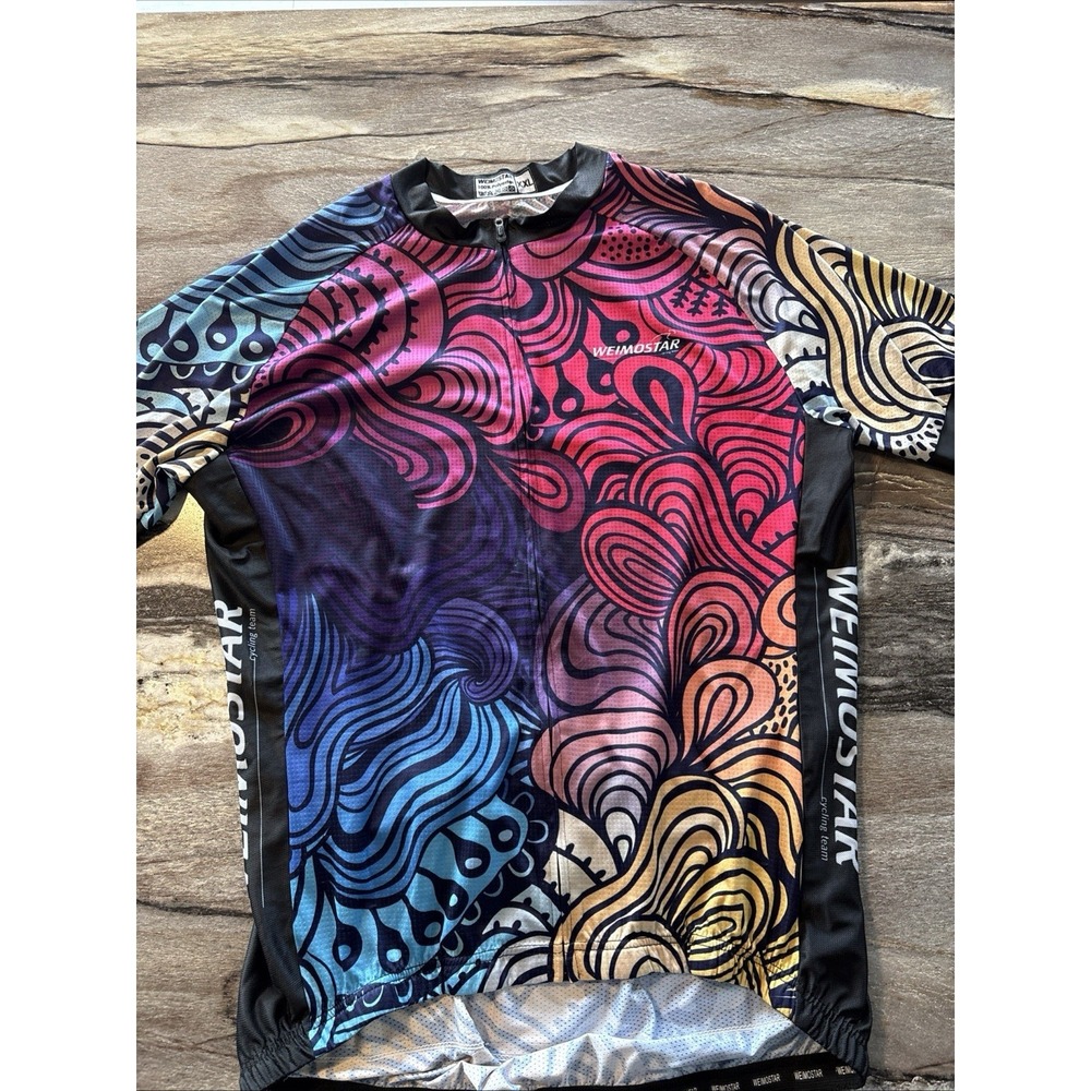 Weimostar Cycling Team Jersey Women's Size (XXL) Multi Color